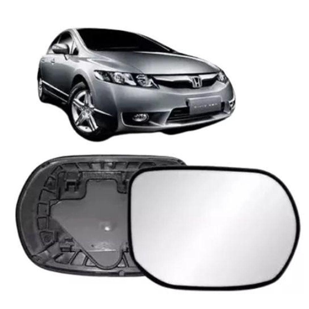 Lente Retrovisor New Civic 2011 Direito