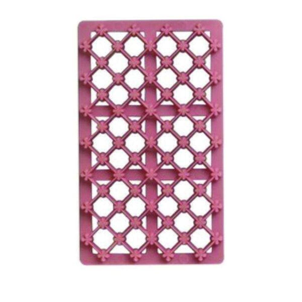 Marcador Matelassê Flor Rosa Bebê Com 1 Peça Bluestar