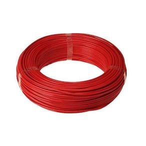 Fio Eletrico 6 Mm 10 Metros Vermelho