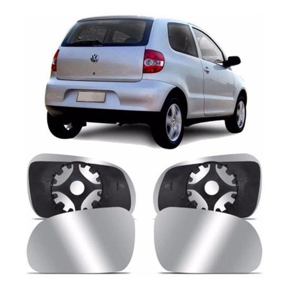 Par Lente Espelho Retrovisor Fox Cross Space 03-09