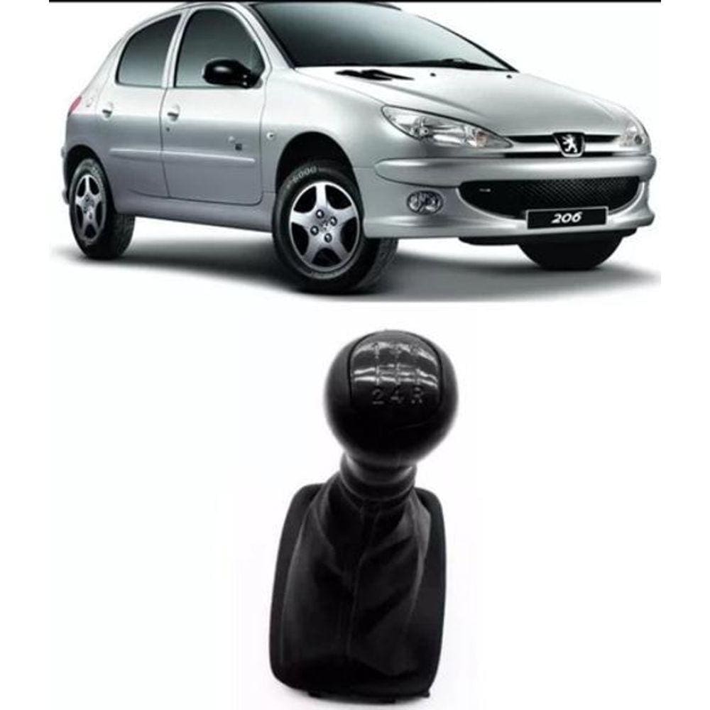 Coifa Cambio Manopla Bola Preta Peugeot 206 206 S