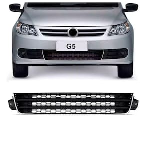 Grade Inferior Parachoque Gol Voyage Saveiro G5 Com Cromado