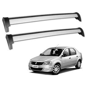 Rack Teto Renault Logan 2007 Á 2012 Cor Prata Prata