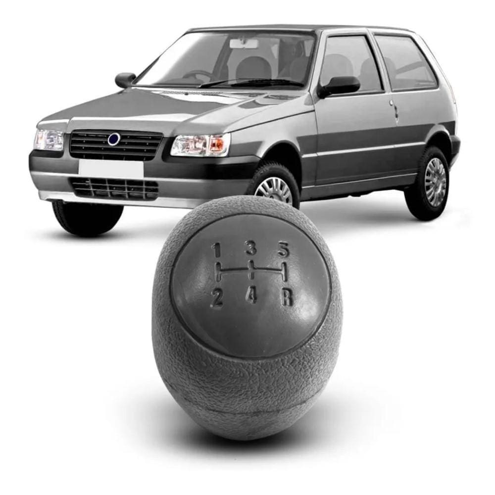Bola Manopla Câmbio Fiat Uno Mille 09 10 Fiorino Cinza