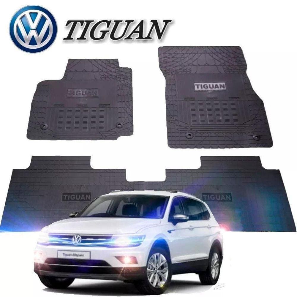 Jogo Tapete Interno Borracha Reforçado Vw Tiguan 2009 A 2017
