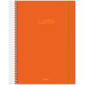 Material Escolar Caderno Cores Neon 10Matérias/160Folhas/Kit