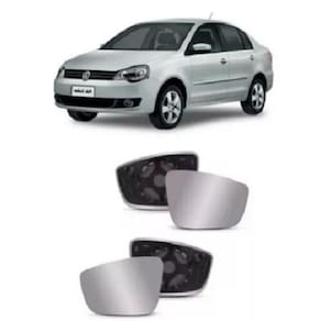 Retrovisor Gol Saveiro Voyage G6 - Lente Metalizada