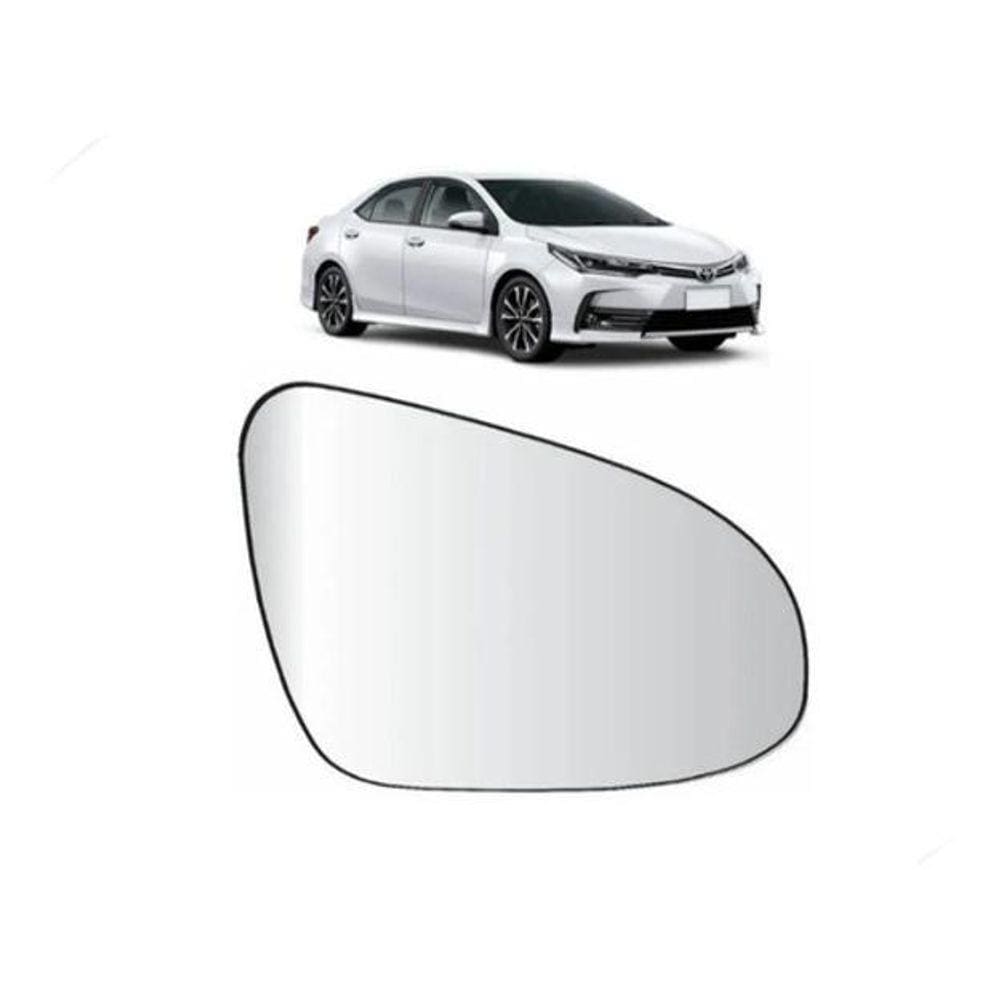 Lente Espelho Retrovisor Corolla 2015 16 A 2019 Lado Direito