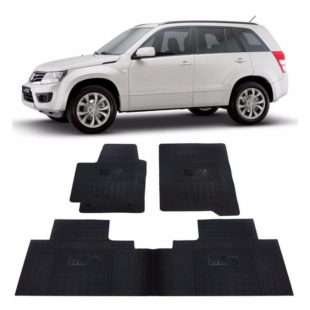 Jogo Tapete Interno Reforçado Grand Vitara 2009 A 2016 Preto
