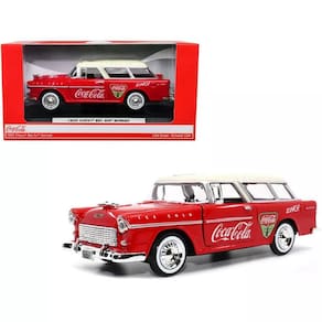 Miniatura 1955 Chevrolet Bel Air Nomad Coca Cola 1/24