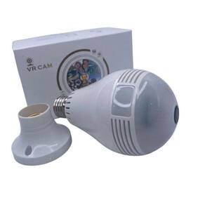Câmera Ip Lâmpada Vr308-V9C Panorâmica Visão Noturna Pa