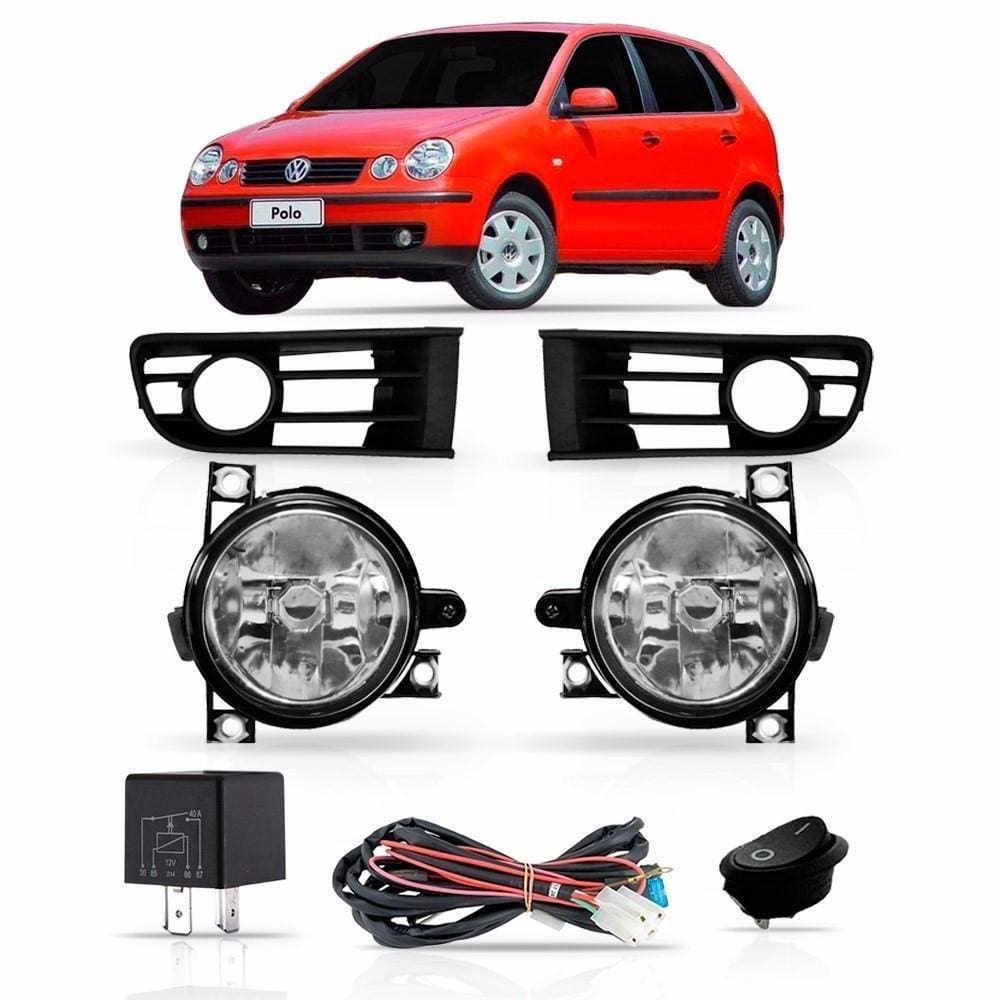 Kit Farol De Milha Polo 2003 2004 2005 2006 Bt Mod Universal