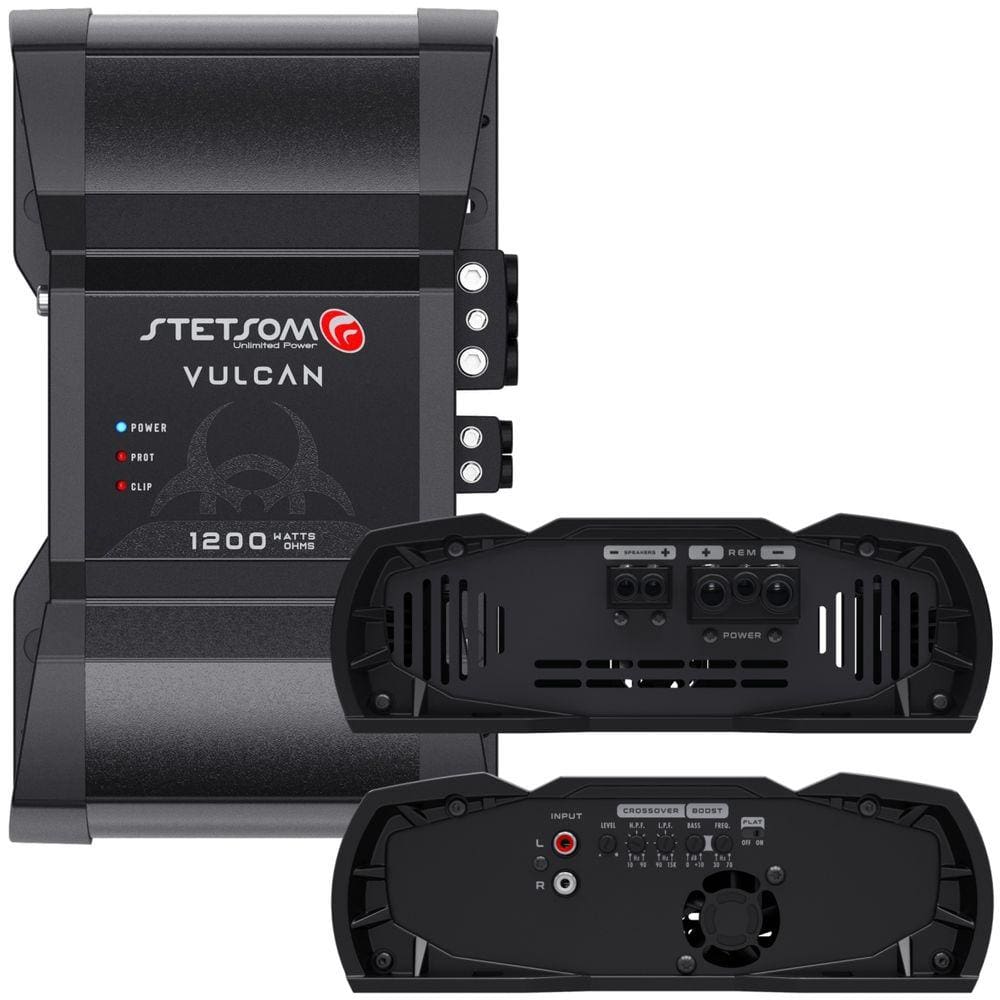 Módulo Amplificador Stetsom Vulcan 1200 1200W Rms 4 Ohms 1 Canal