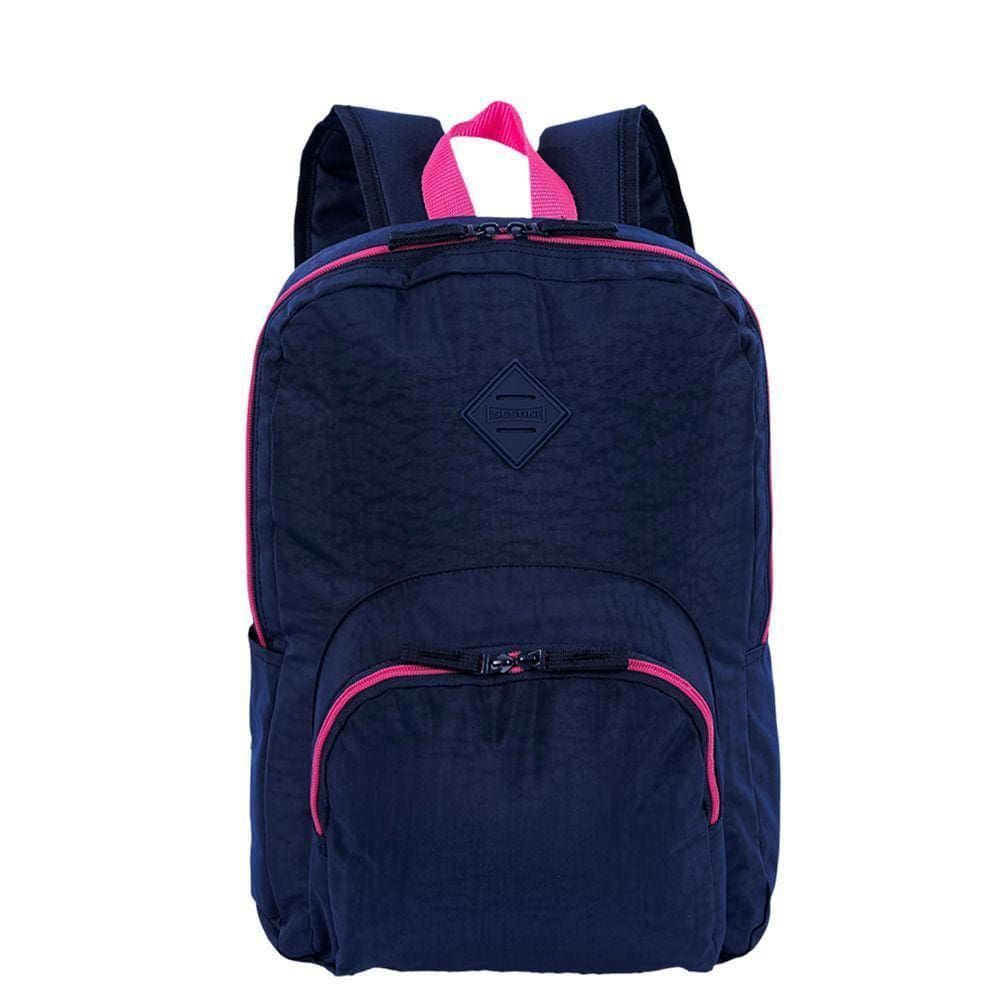 Mochila Sestini Happy Crinkle Azul Claro Grande