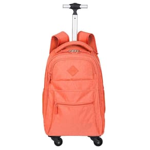 Mochila Carrinho 4 Rodas Sestini Grande Apricot Damasco
