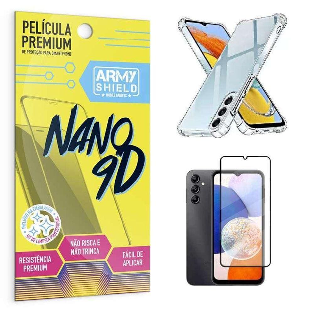 Kit Capinha Samsung M54 5G 6.7 + Película Indestrutível 9D