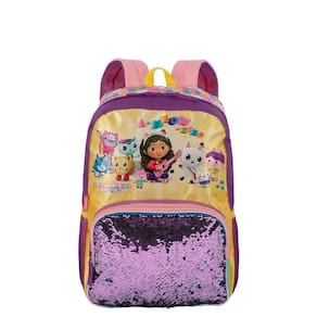 Mochila Gabby M Plus Meow Colorido Grande