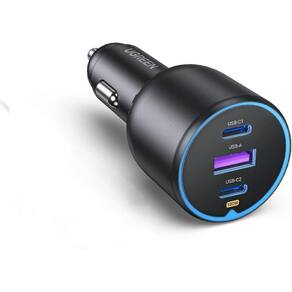 Carregador Carro Ugreen 130W Compatível 100W 65W 45W 30W 20W