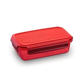 Pote Plástico Colorido com Travas Laterais 600ml