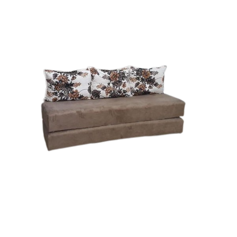 Sofá Cama Multiuso Caramelo Floral