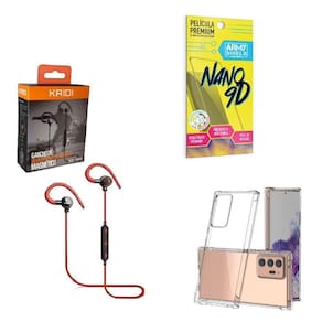 Kit Capa Samsung Note 20 Ultra Fone Bluetooth E Película 9D