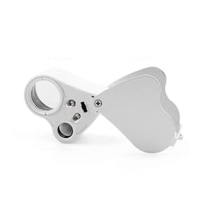 Lupa De Bolso Com Led Para Joalheiro Visualização 30X 60X