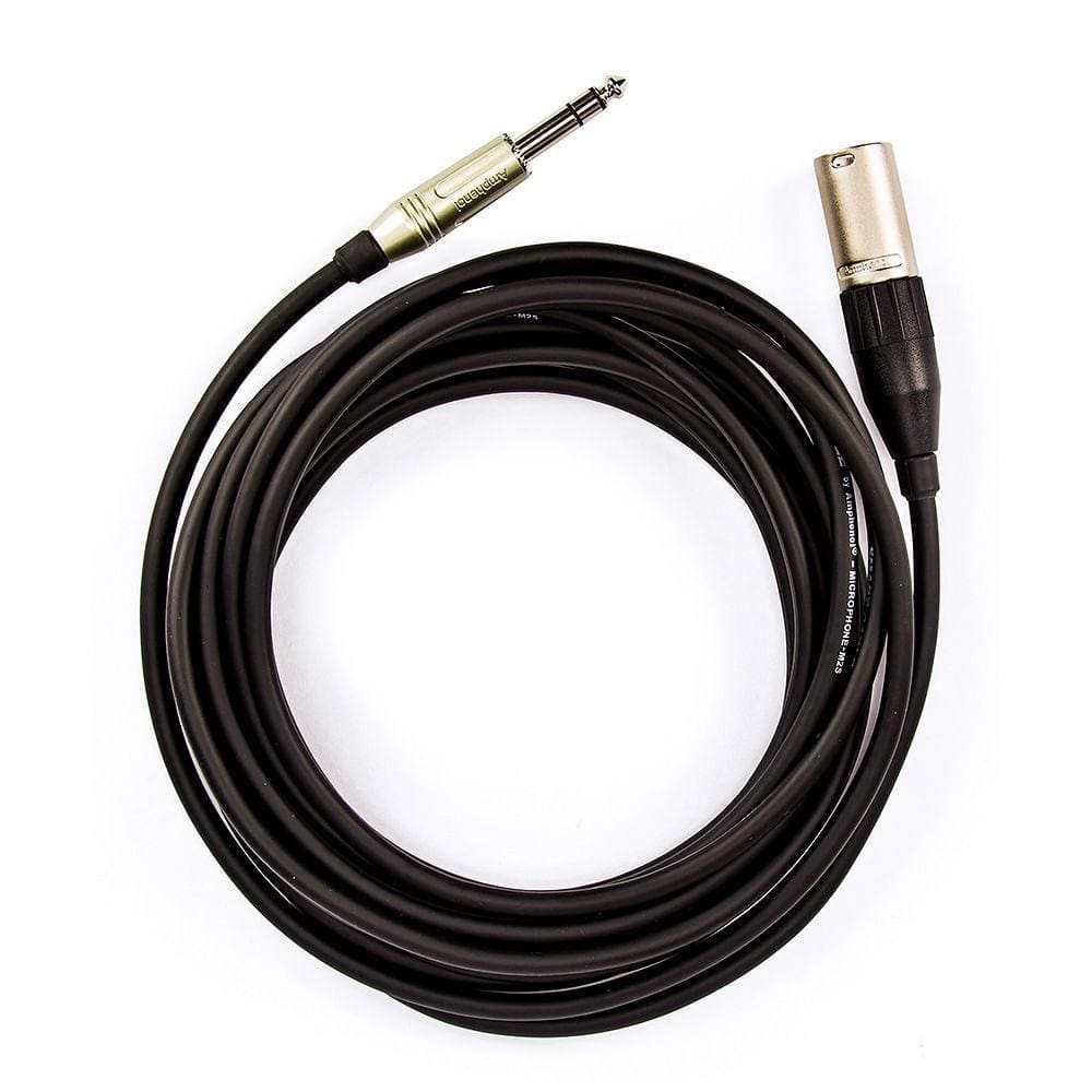 Cabo De Microfone P10 Xlr Macho, Amphenol - 40 Metros