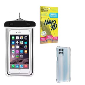 Capinha Moto G100 + Capa A Prova Dágua + Película Nano 9D