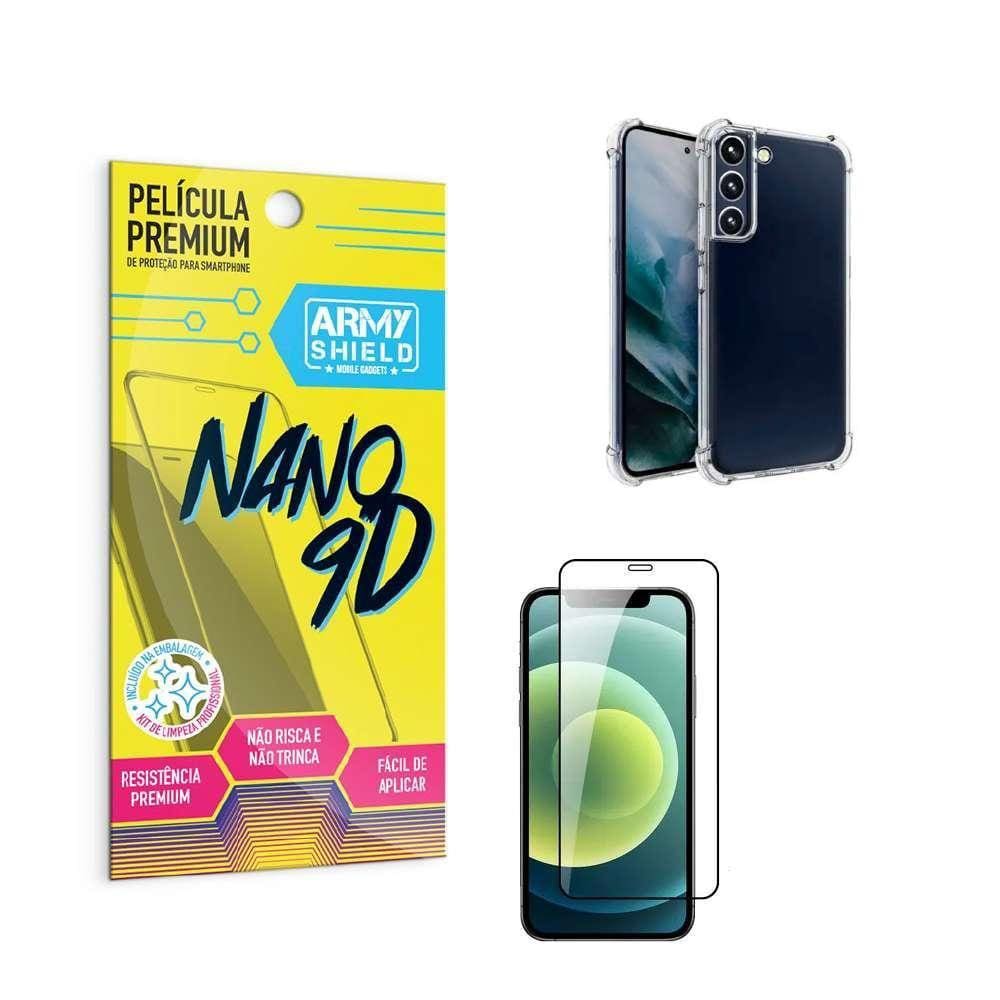 Capinha Samsung S23 Anti Shock + Película Nano Cerâmica 9D