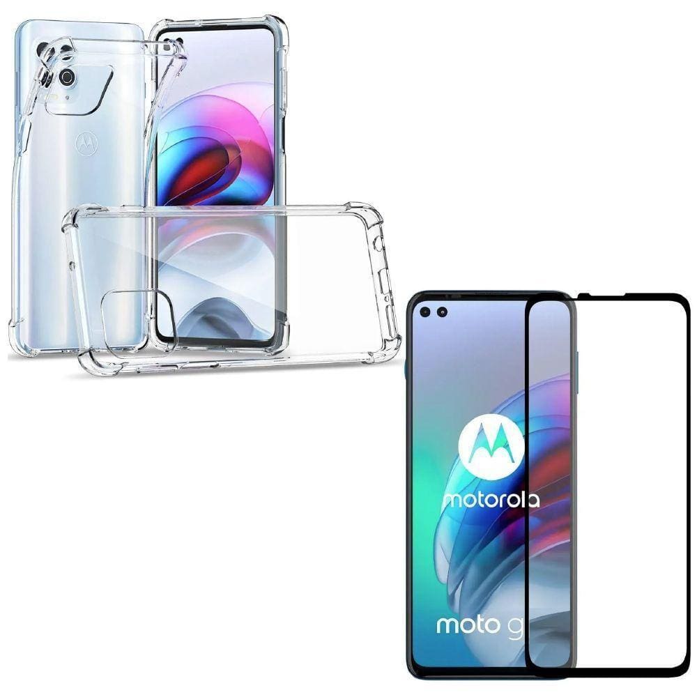Capa Capinha Moto G100 5G + Película De Vidro 3D Blindada