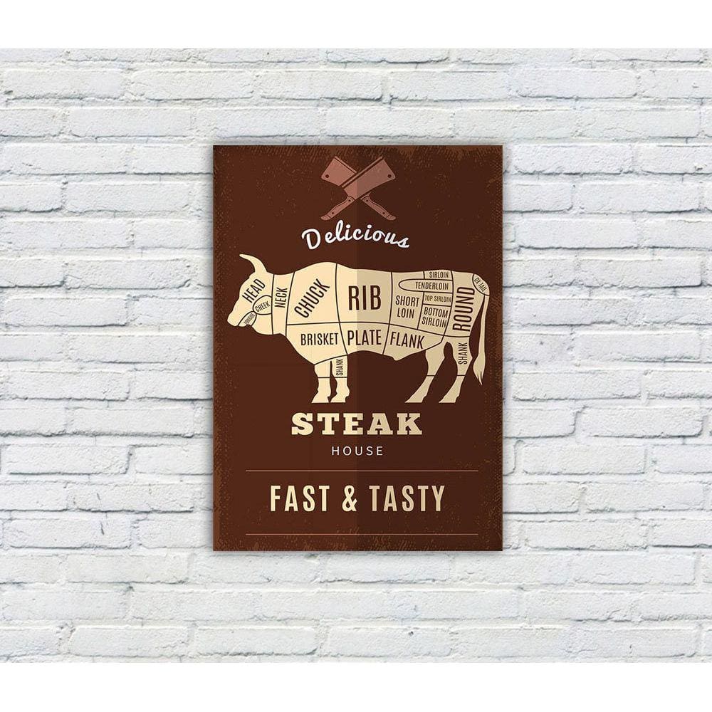 Placa Decorativa MDF Cantinho do Churrasco 03