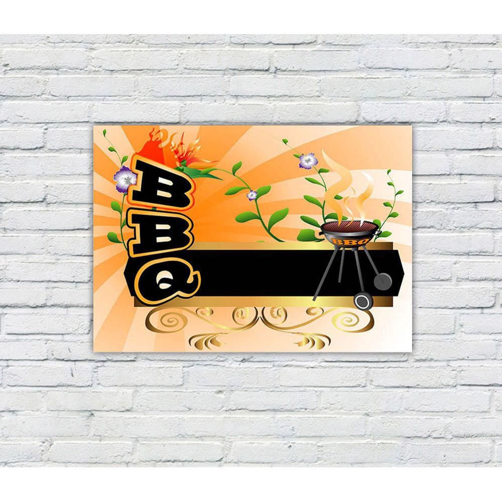 Placa Decorativa MDF Cantinho do Churrasco 43