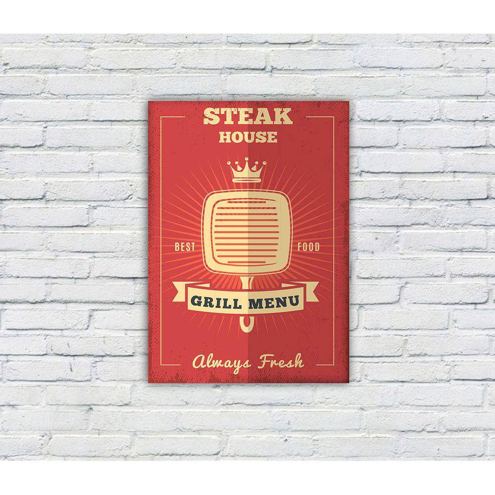 Placa Decorativa MDF Cantinho do Churrasco 29