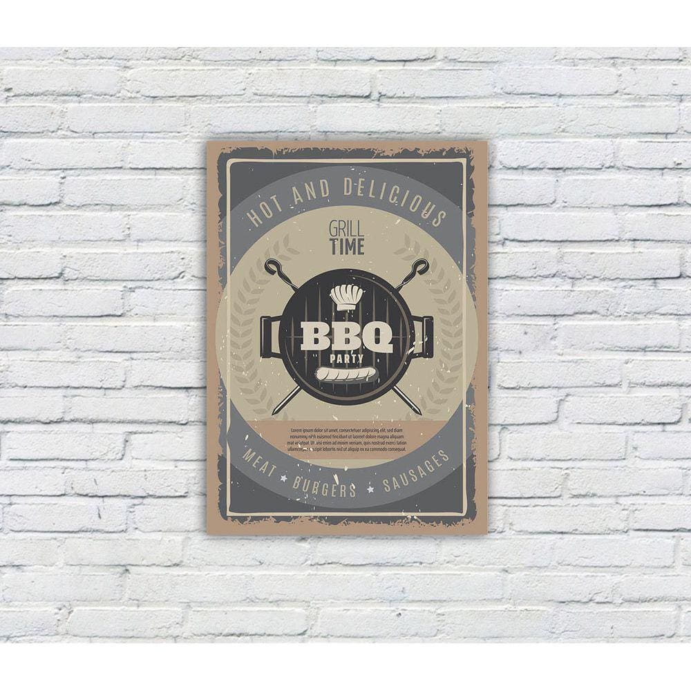 Placa Decorativa MDF Cantinho do Churrasco 10