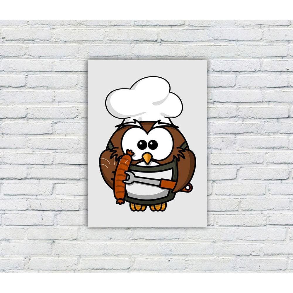 Placa Decorativa MDF Cantinho do Churrasco 17