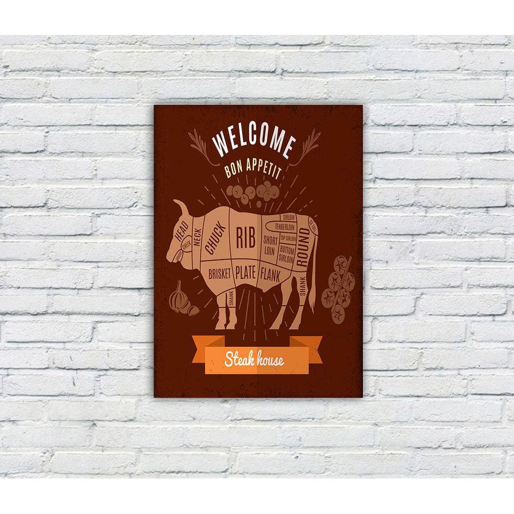 Placa Decorativa MDF Cantinho do Churrasco 26