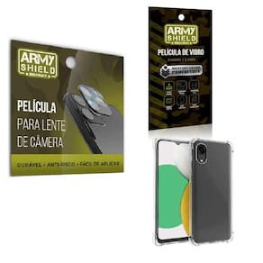 Película De Câmera E Tela Samsung A03 Core E Capa Anti Shock