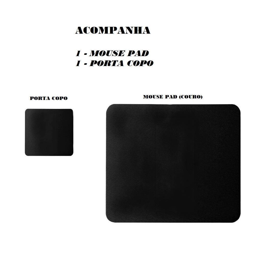 Mousepad De Couro Para Trabalho Mesa 70X30 Antiderrapante