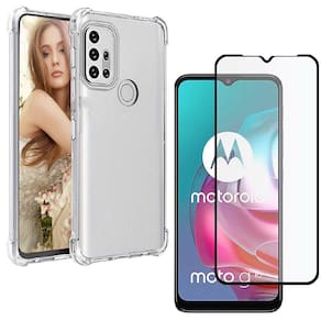 Capa Capinha Moto G10 + Película De Vidro 3D Blindada