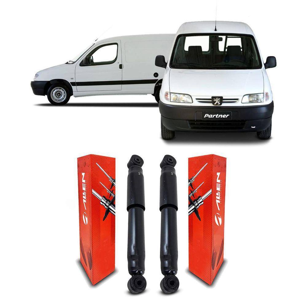 2 Amortecedor Suspensão Traseira Peugeot Partner 1998 A 2007