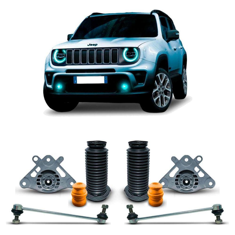 Par Kit Coxim Bieleta Traseiro Jeep Renegade 4X2 2015 A 2020