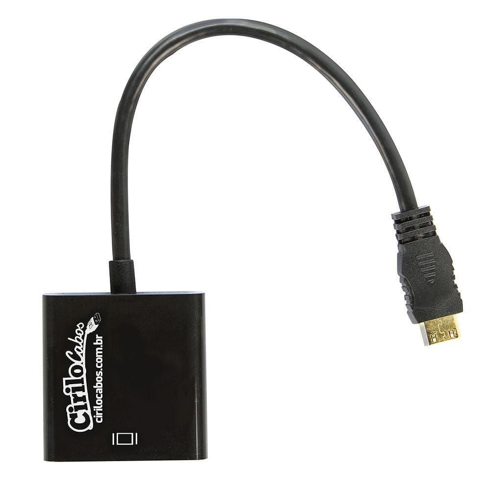 Conversor Adaptador Mini Hdmi Para Vga