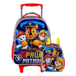 Mochilete + Lancheira Patrulha Canina 42x30x15cm