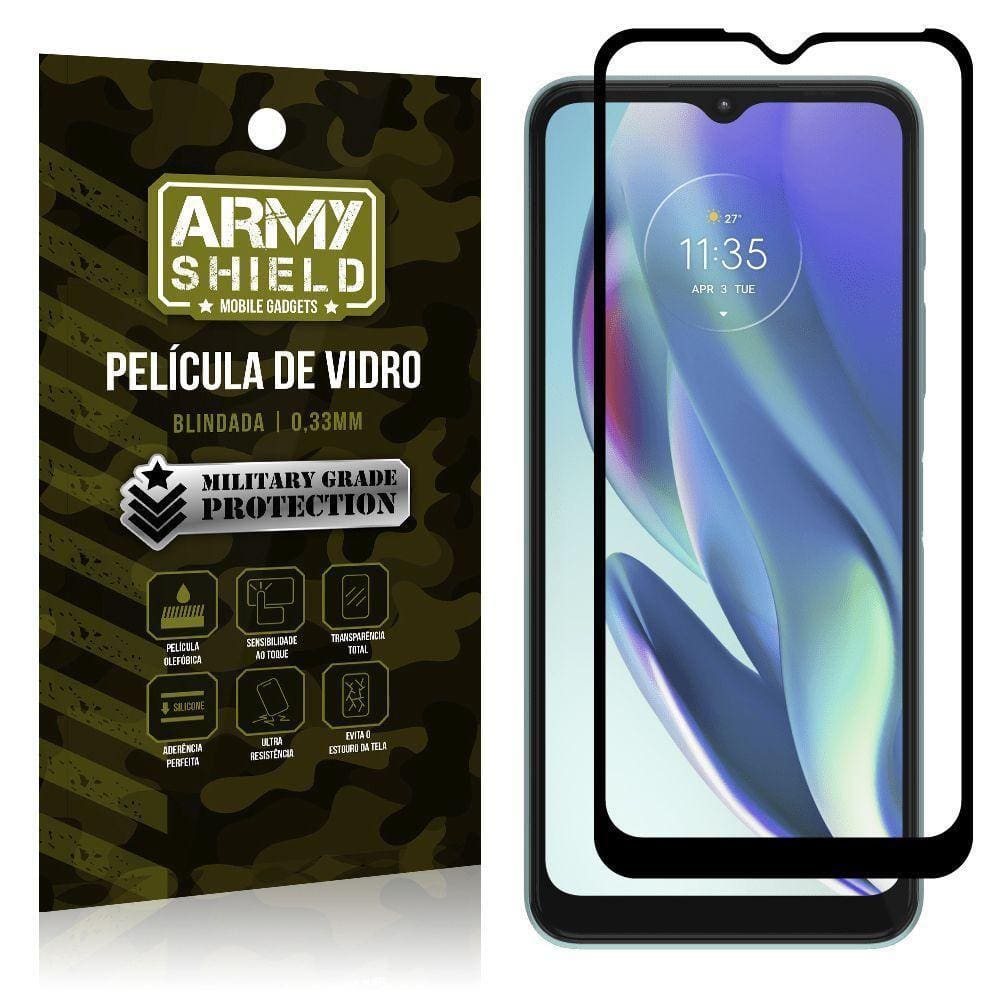 Película De Vidro Moto G50 5G Para Tela 6,5 - Armyshield