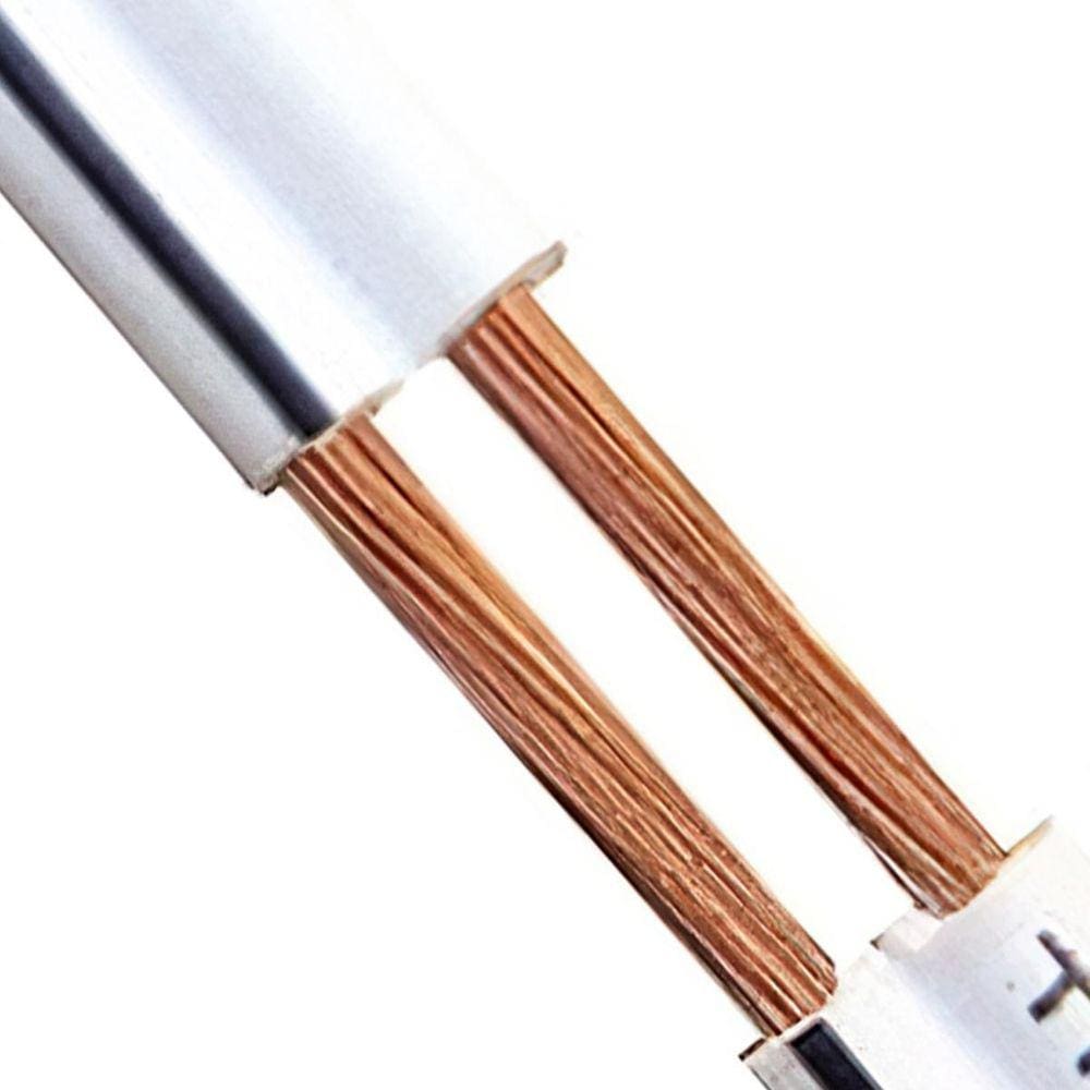 Cabo Polarizado Externo Áudio 2X0.30 - Branco 40 Metros