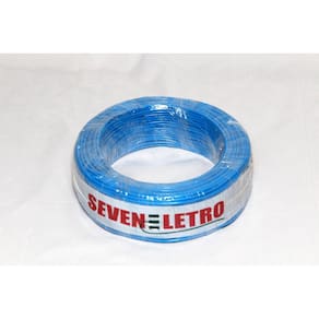 Cabo Flexível 2,5mm Azul - 70mts | Fio Antichama | 750v