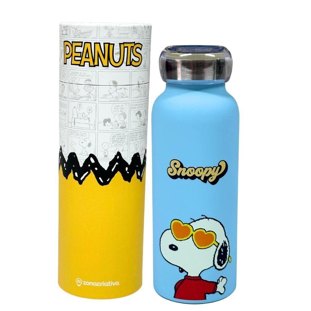 Garrafa Térmica Inox Bubble 500ML Snoopy - Zona Criativa