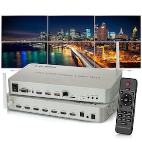 Controlador De Vídeo Wall 2X3 Usb / Hdmi- 4K 2K