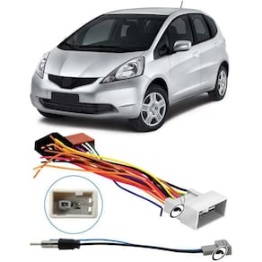 Chicote Ligação + Chicote Adaptador Antena Fit 2009 À 2014