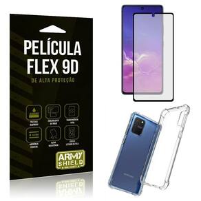 Capa Anti Impacto+Película Nano 9D Ceramica Galaxy S10 Lite